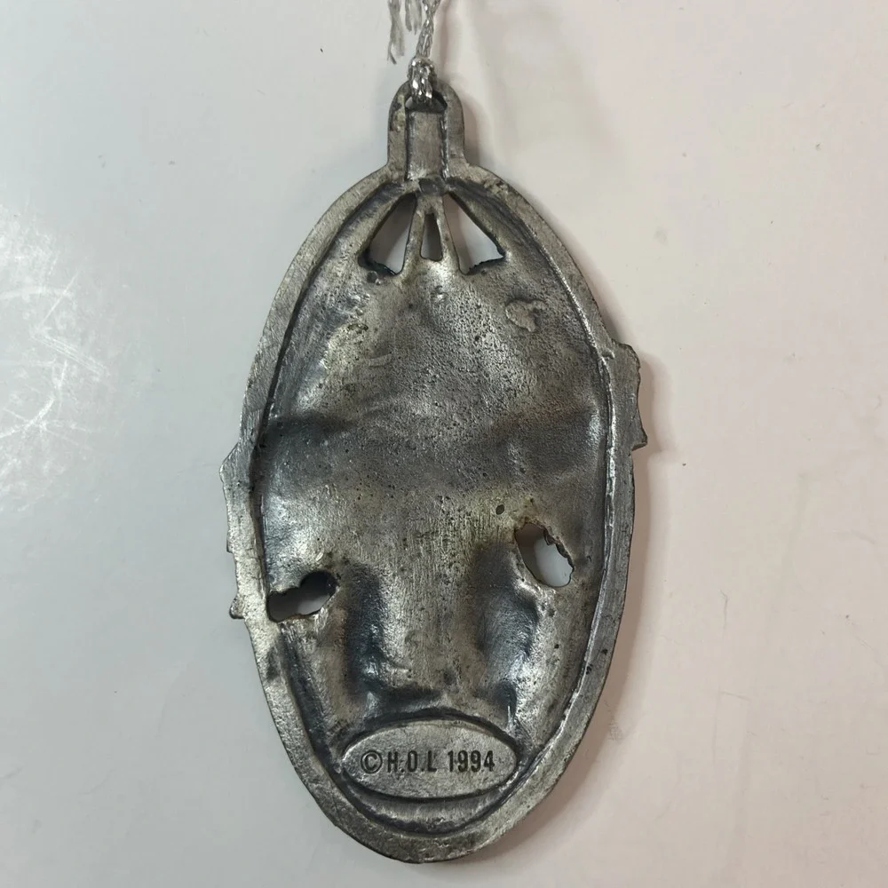Vtg 1994 House of Lloyd Christmas Around the World Angel of Hope Pewter Ornament